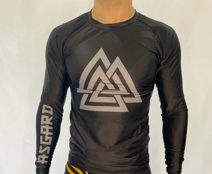 Valknut Long-Sleeve Grappling Rashguard